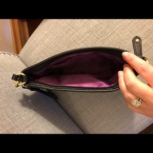 Coach Bags - Coach Black Leather Clutch - Gold Hardware Coach Bags - Coach Black Leather Clutch - Gold Hardware
